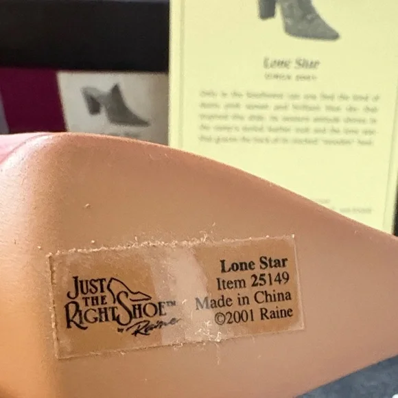 Just The Right Shoe Purple and Blue Mules - Picture 5 of 5